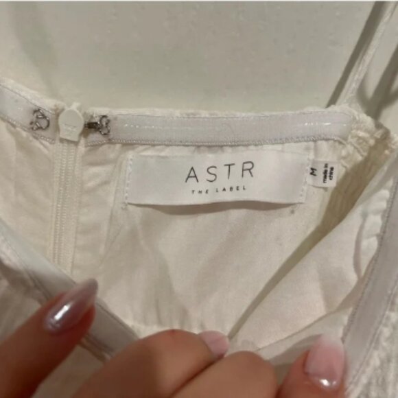 ASTR white mini dress for bridal shower or wedding event! - Picture 2 of 4